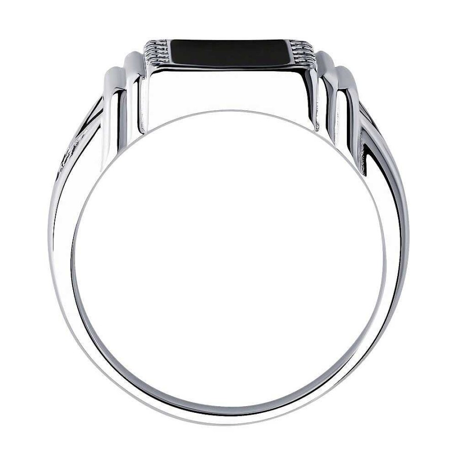 Ringe Zolotoy | Herren Ring Mit Zirkonia 925 Silber