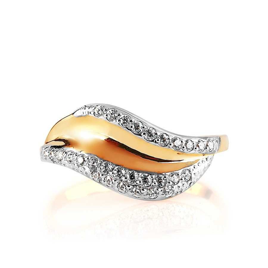 Ringe Zolotoy | Damen Ring Mit Zirkonia | 585 Rotgold