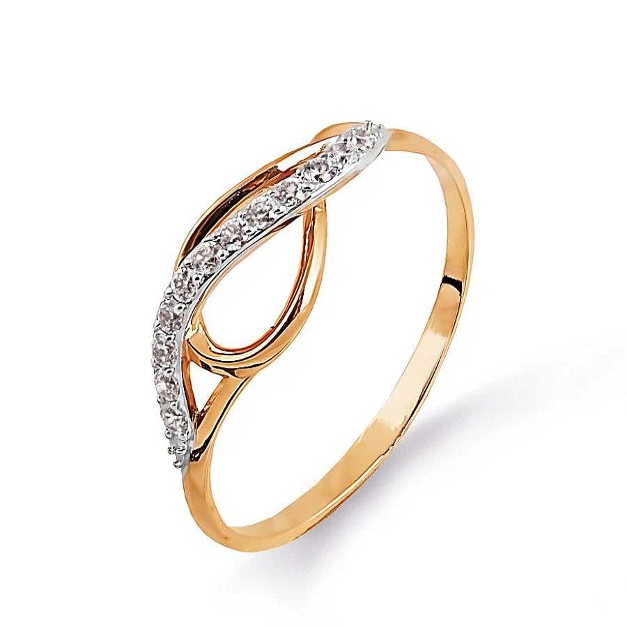 Ringe Zolotoy | Damen Ring Mit Zirkonia | 585 Rotgold