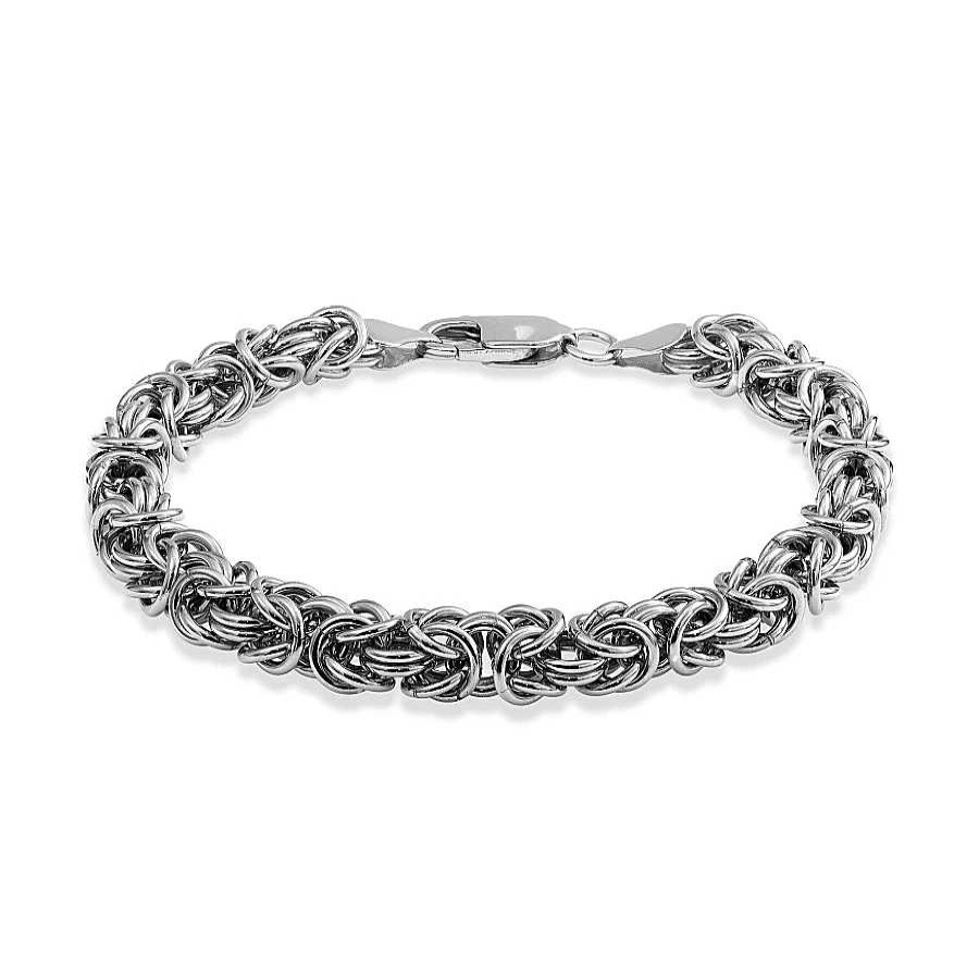 Armb Nder Zolotoy | Armband K Nigsarmband 925 Silber Schwarz