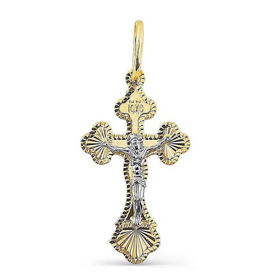 Kreuze Zolotoy | Kreuz Anh Nger 585 Gelbgold Orthodox