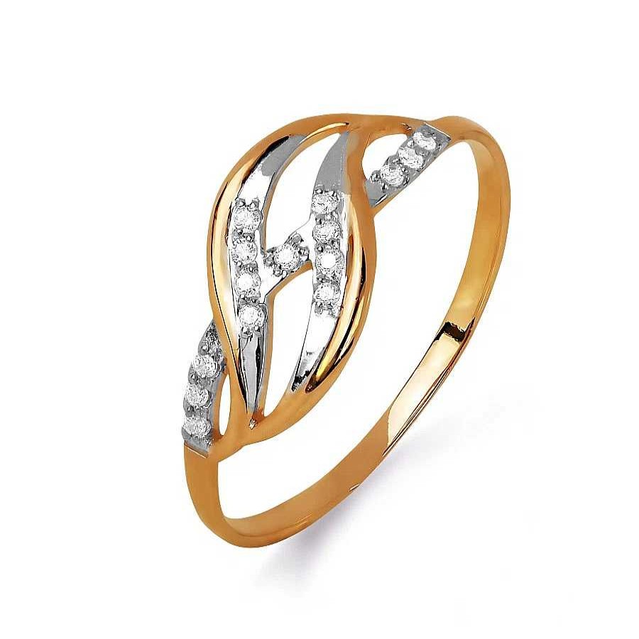 Ringe Zolotoy | Damen Ring Mit Zirkonia | 585 Rotgold