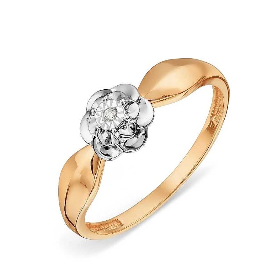 Ringe Zolotoy | Damen Ring 585Er Rotgold Brillant