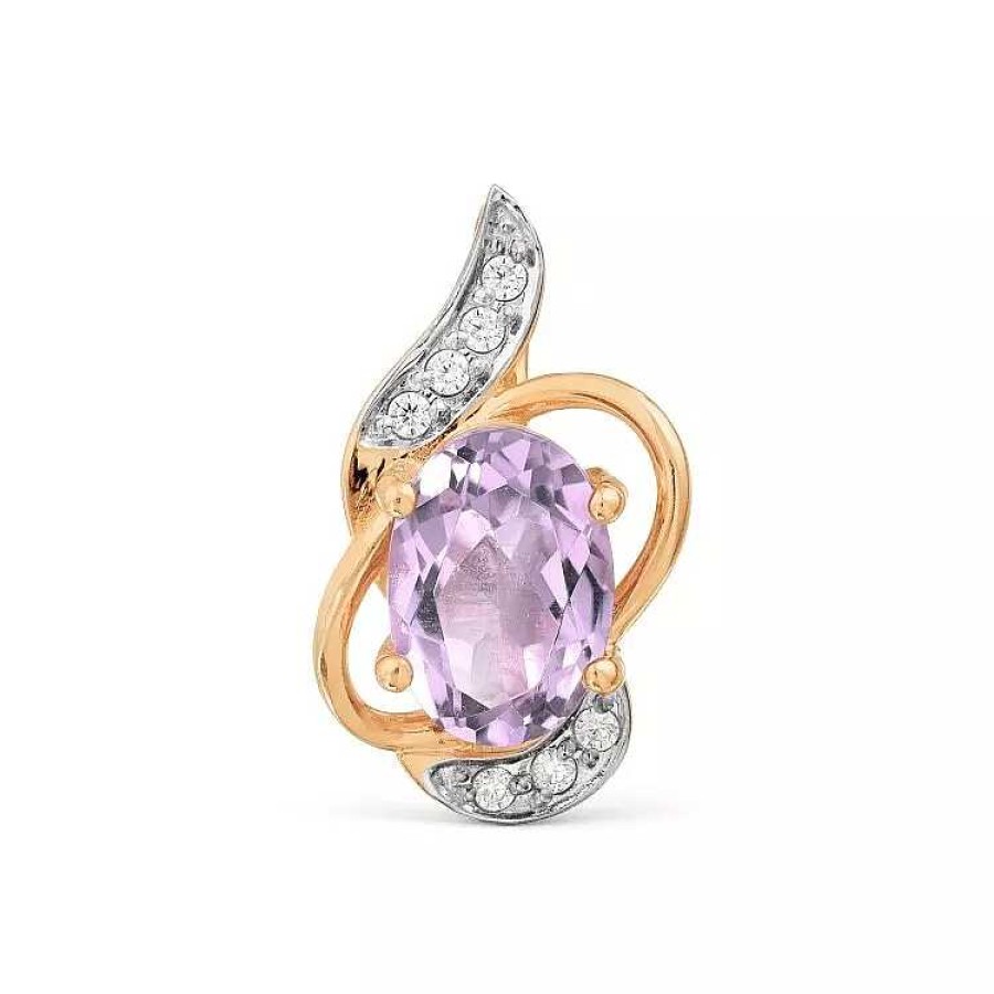 Anh Nger Zolotoy | Anh Nger 585 Rotgold Amethyst Zirkonia