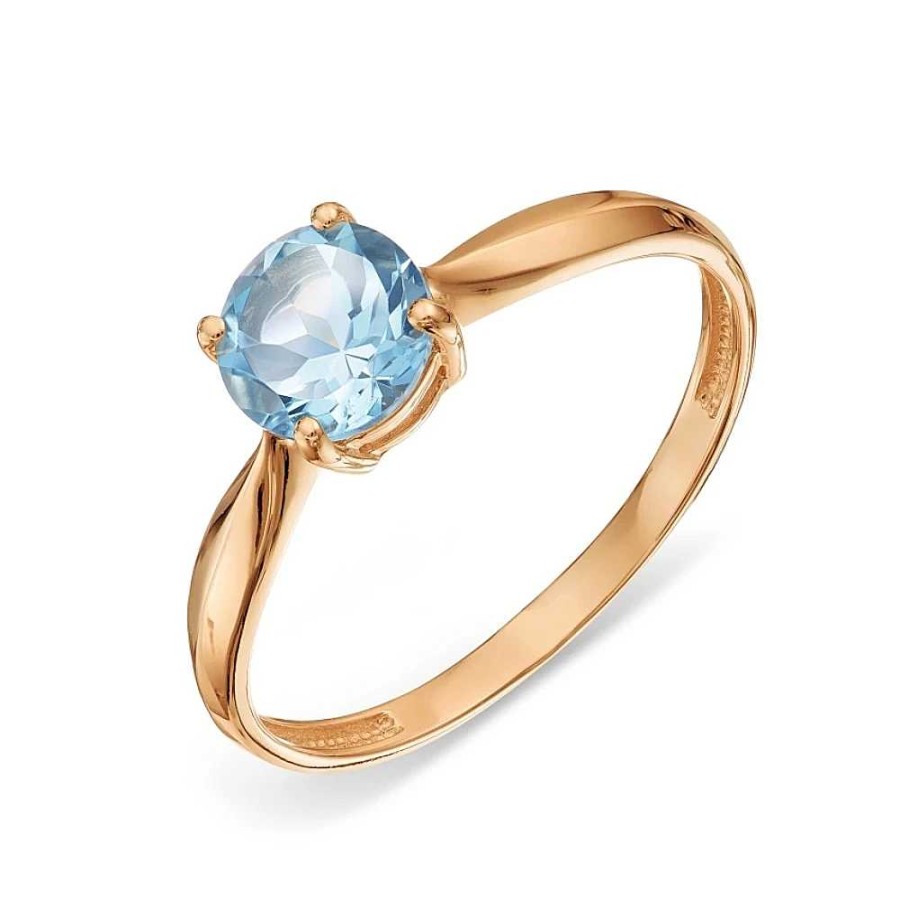 Ringe Zolotoy | Damen Ring 585Er Rotgold Topas