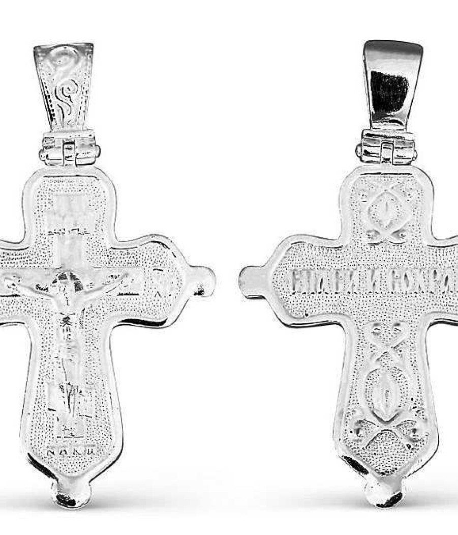 Kreuze Zolotoy | Kreuz Anh Nger "Orthodox" 925 Silber