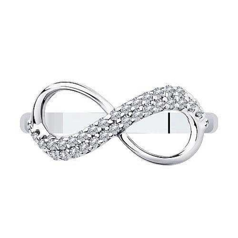 Ringe Zolotoy | Damen Ring "Infinity" 925 Silber Mit Zirkonia