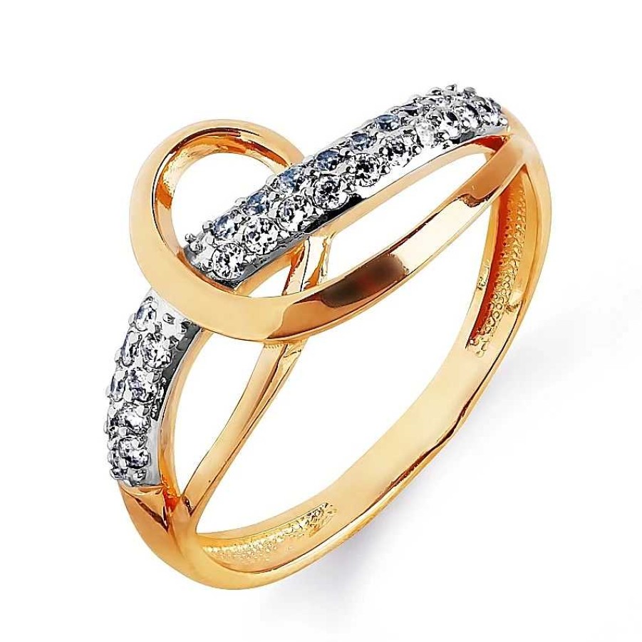 Ringe Zolotoy | Damen Ring 585Er Rotgold Mit Zirkonia