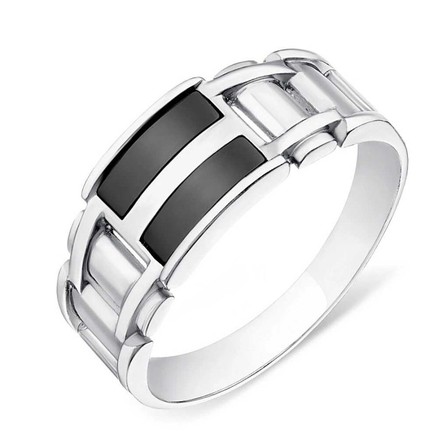 Ringe Zolotoy | Herren Ring 925 Silber Mit Zirkonia Siegelring