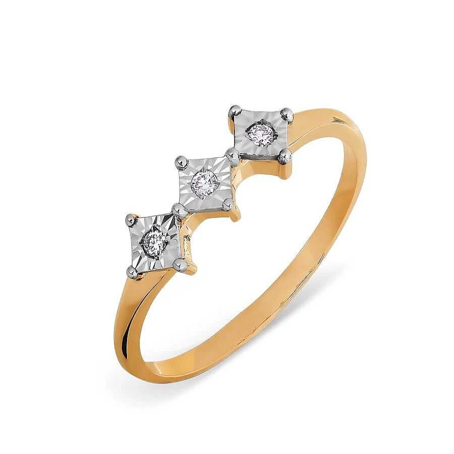 Ringe Zolotoy | Damen Ring Mit Brillant - 585 Rotgold