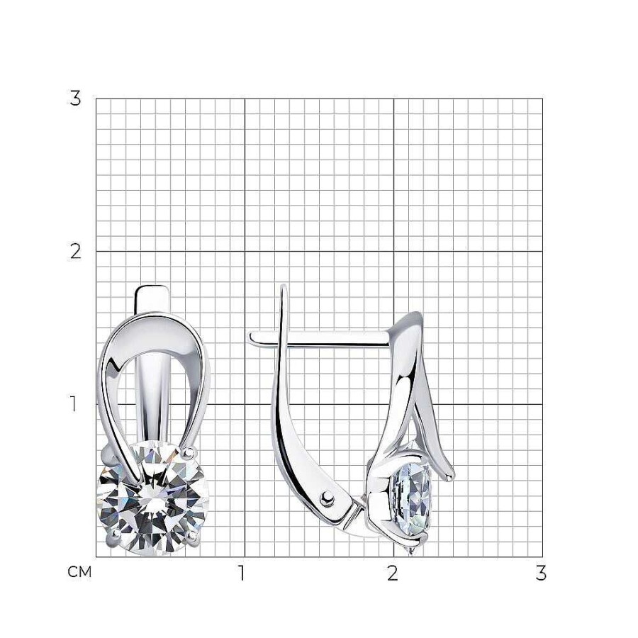 Ohrringe Zolotoy | Damen Ohrringe 925 Silber Zirkonia