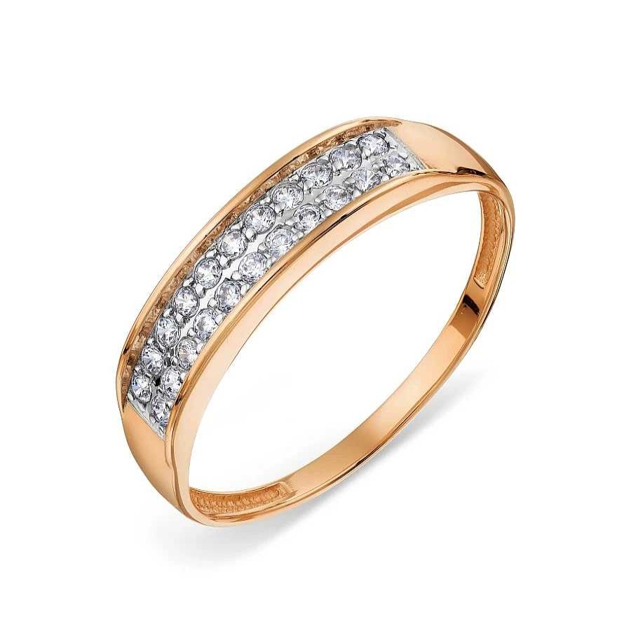 Ringe Zolotoy | Damen Ring 585 Rotgold Mit Zirkonia