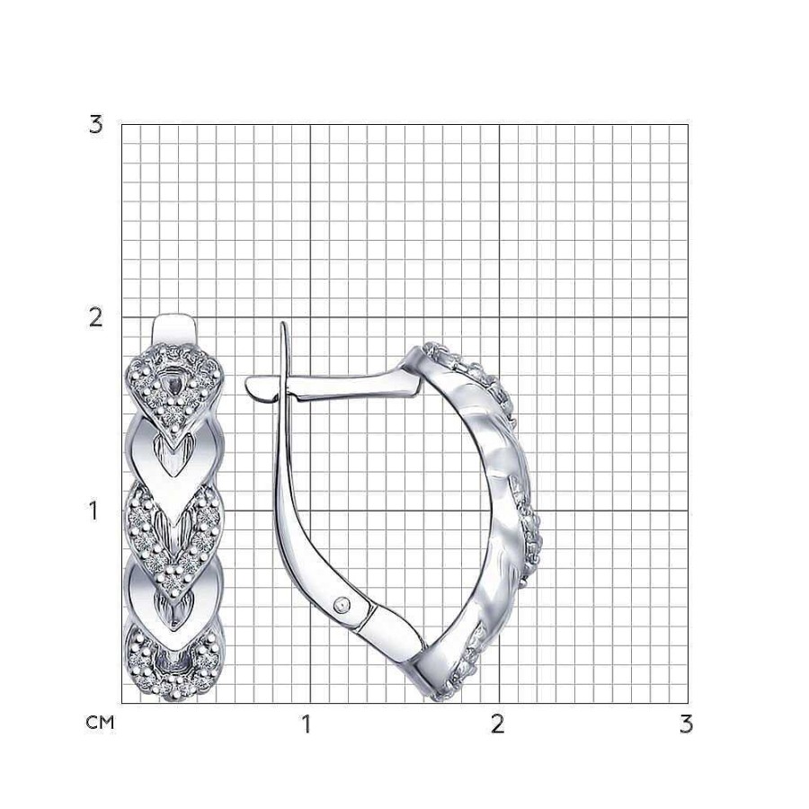 Ohrringe Zolotoy | 925 Silber - Ohrringe Mit Zirkonia