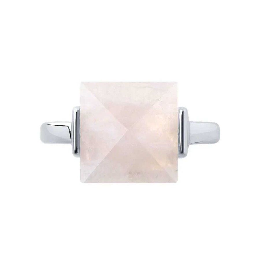 Ringe Zolotoy | Damen Ring Mit Quarz - Quadrat