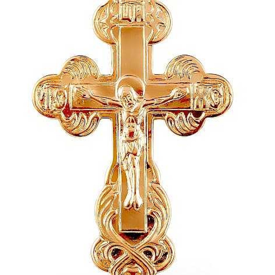 Kreuze Zolotoy | Kreuz Anh Nger Orthodox 375 Rotgold