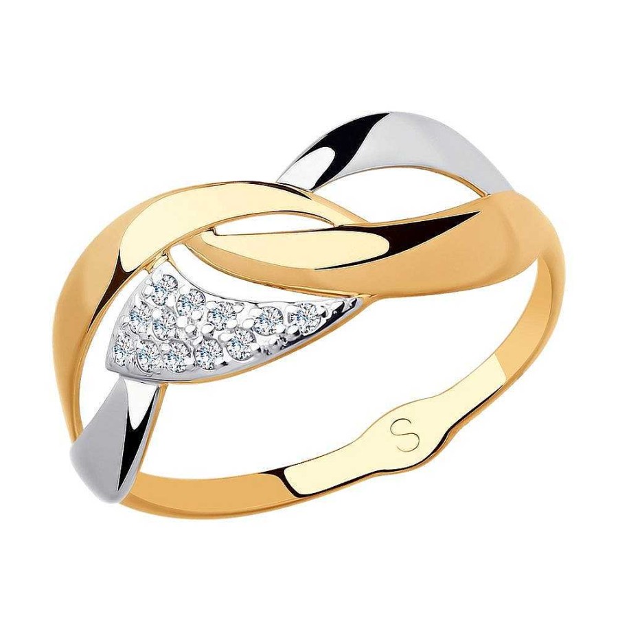 Ringe Zolotoy | Damen Ring Mit Zirkonia | 585 Rotgold